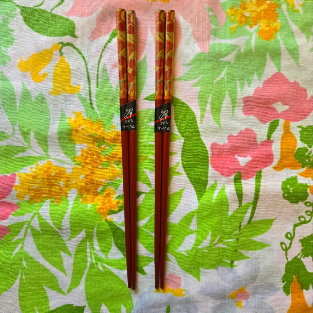 Vintage Chopsticks Lot Of 2 Pairs